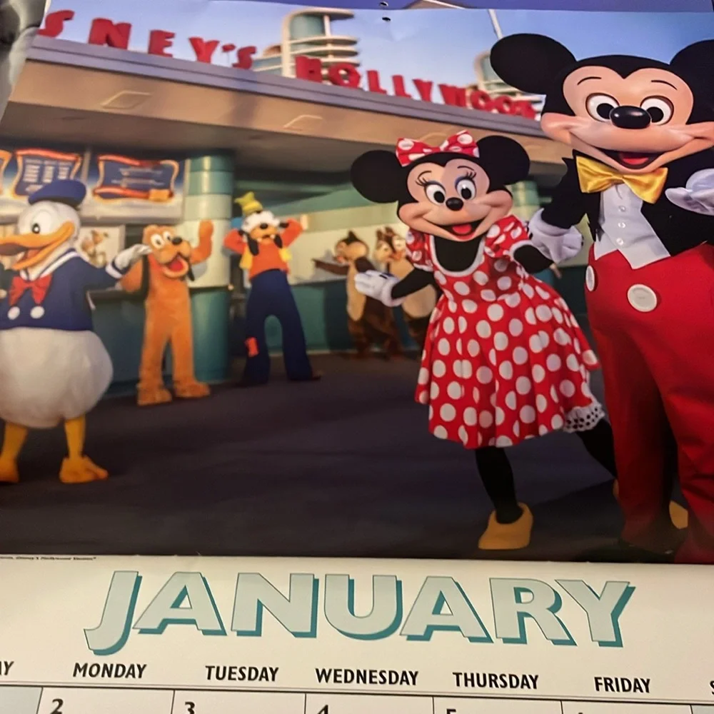 Walt Disney world 2016 & 2017 unused calendar